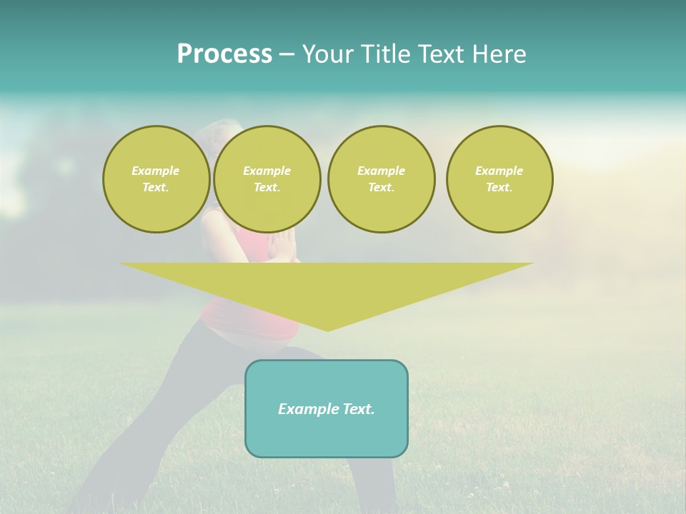 Parenthood Relaxing Yoga PowerPoint Template