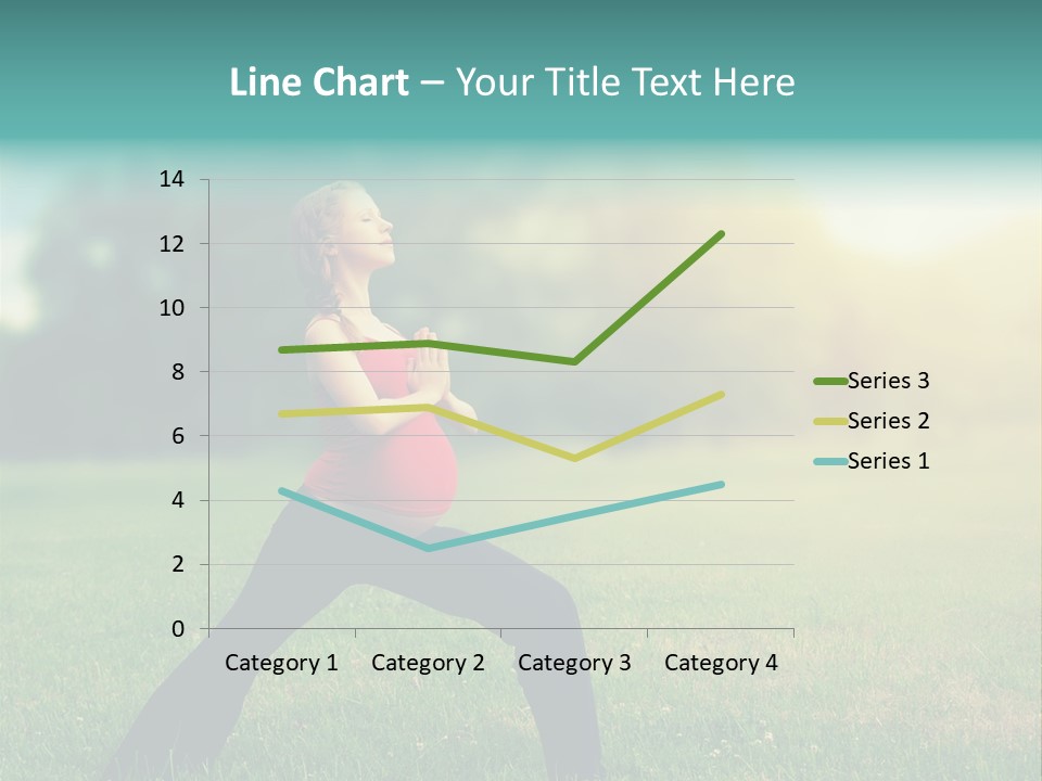 Parenthood Relaxing Yoga PowerPoint Template