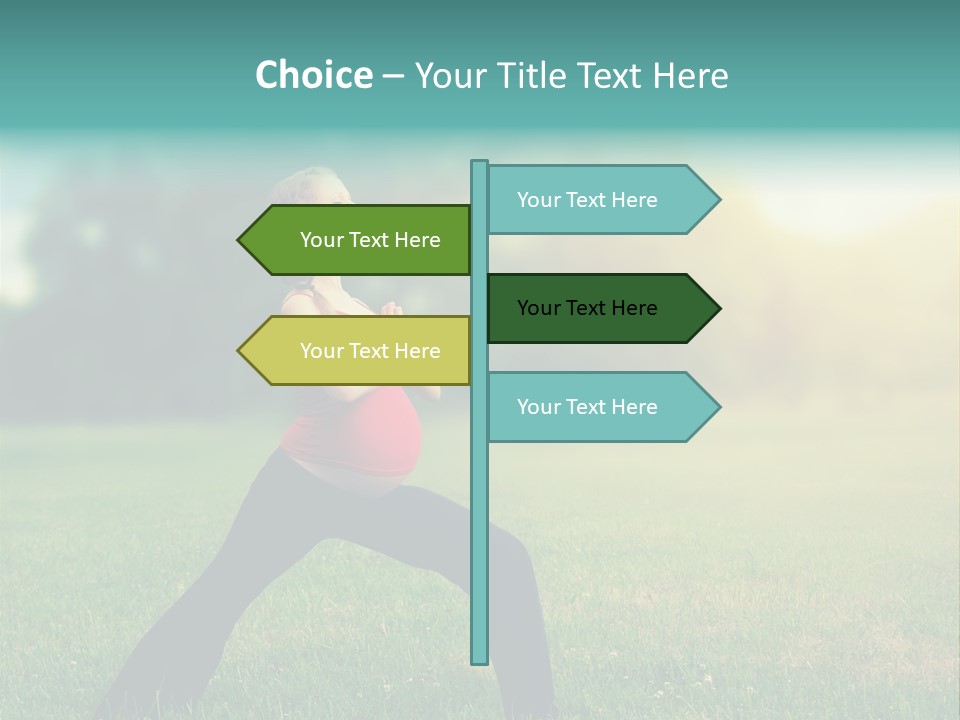 Parenthood Relaxing Yoga PowerPoint Template