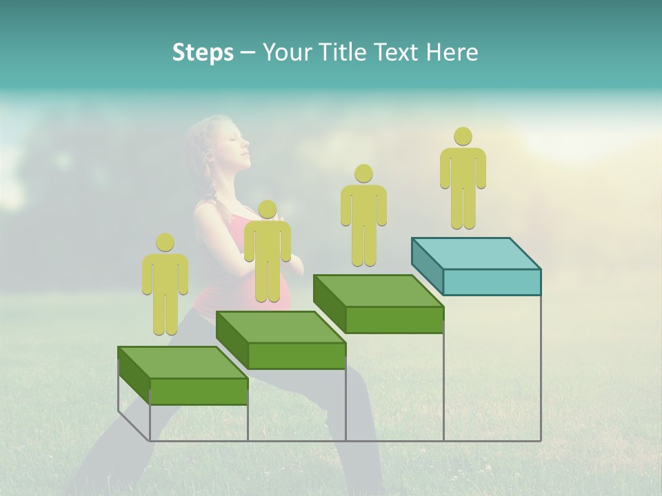 Parenthood Relaxing Yoga PowerPoint Template