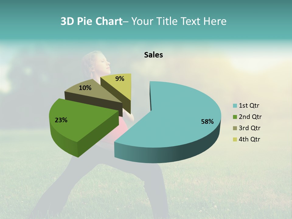 Parenthood Relaxing Yoga PowerPoint Template