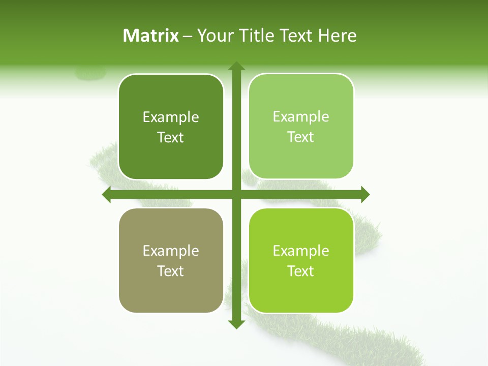 Natural Foot Plant PowerPoint Template