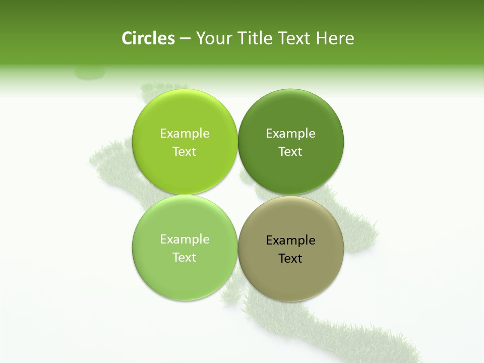 Natural Foot Plant PowerPoint Template