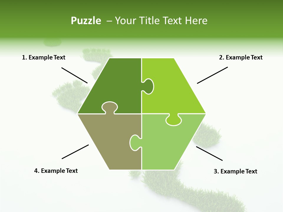 Natural Foot Plant PowerPoint Template