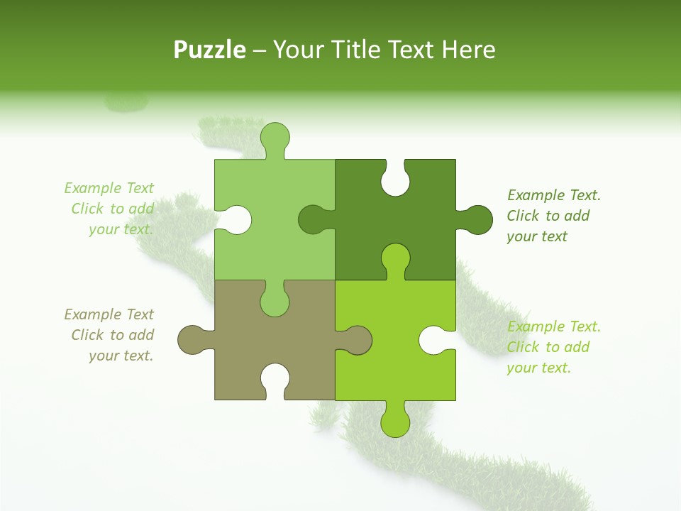 Natural Foot Plant PowerPoint Template