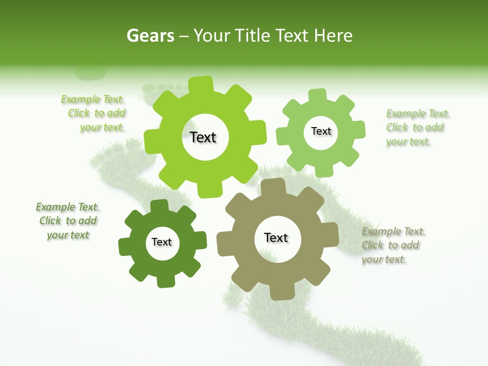 Natural Foot Plant PowerPoint Template