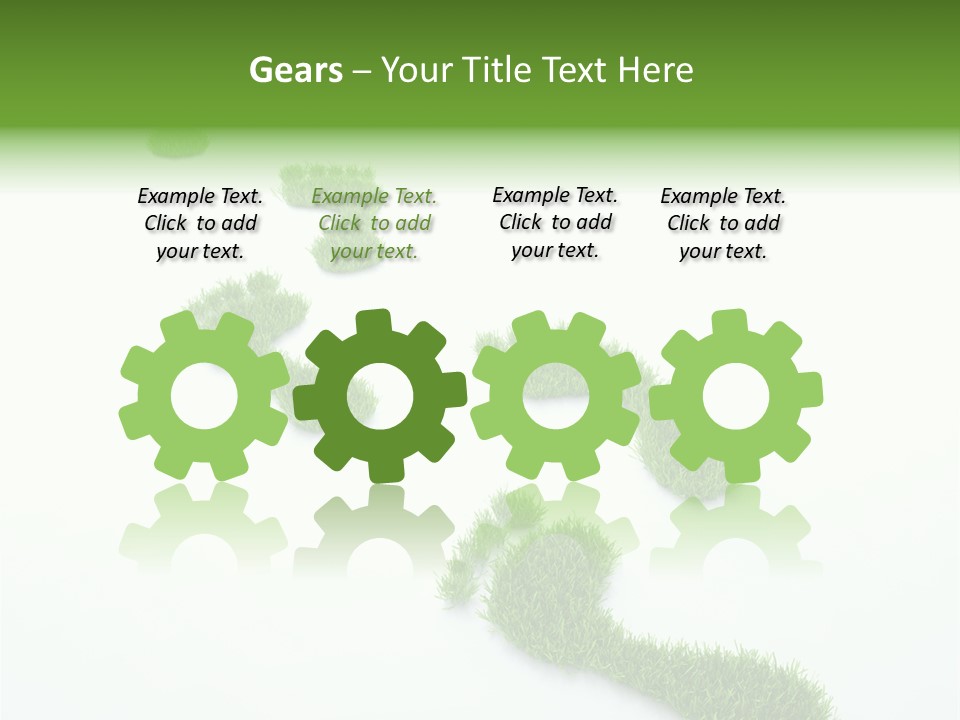 Natural Foot Plant PowerPoint Template