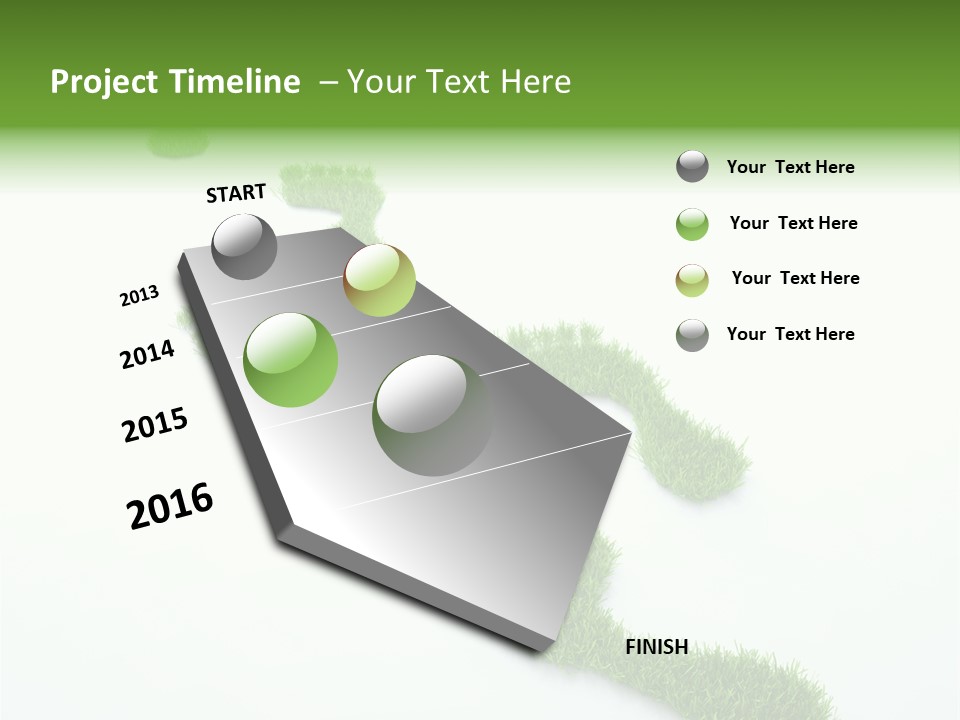Natural Foot Plant PowerPoint Template