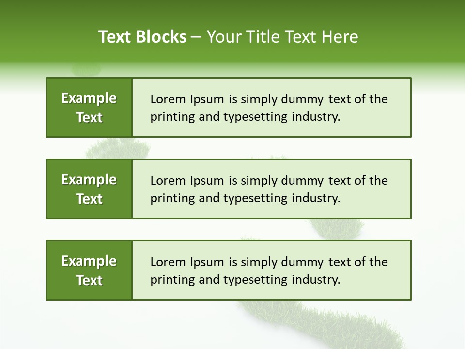 Natural Foot Plant PowerPoint Template