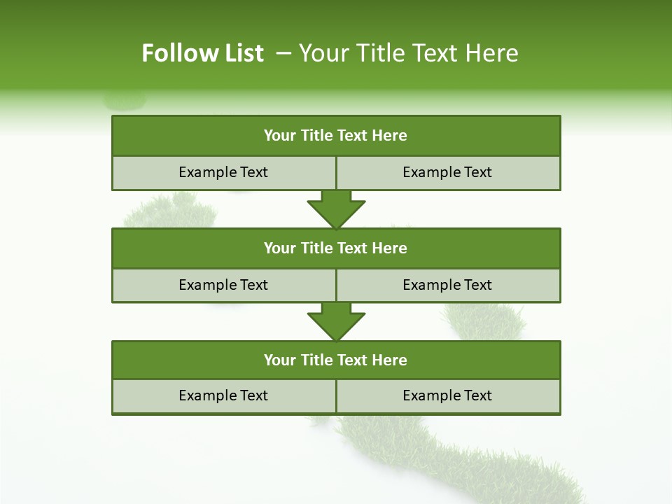 Natural Foot Plant PowerPoint Template