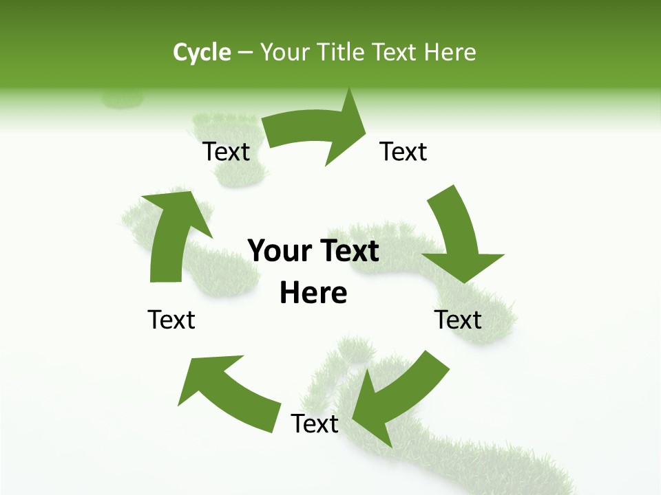 Natural Foot Plant PowerPoint Template