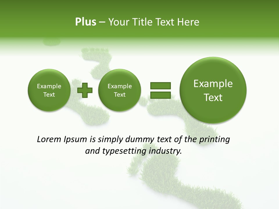 Natural Foot Plant PowerPoint Template