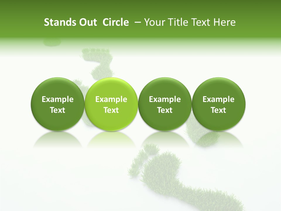 Natural Foot Plant PowerPoint Template