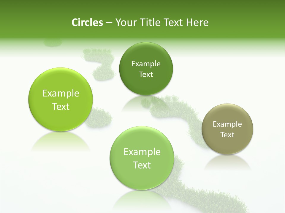 Natural Foot Plant PowerPoint Template