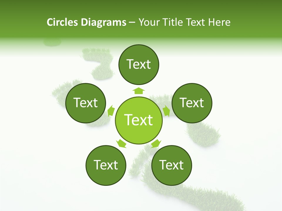 Natural Foot Plant PowerPoint Template