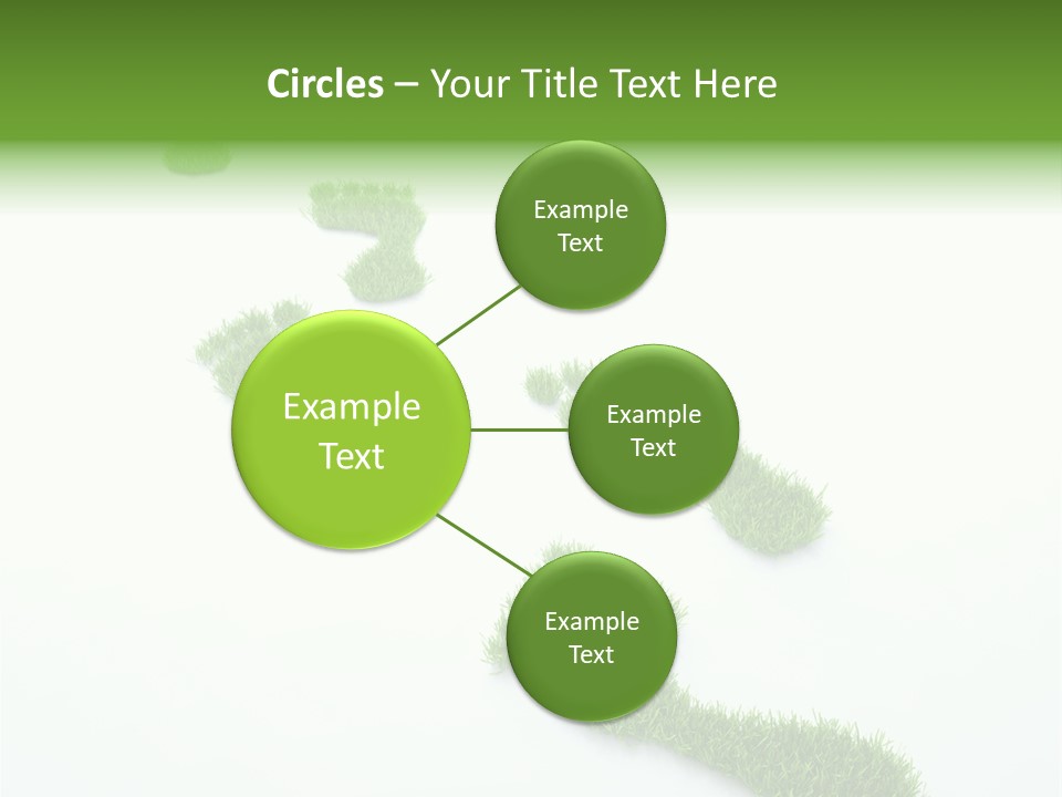 Natural Foot Plant PowerPoint Template