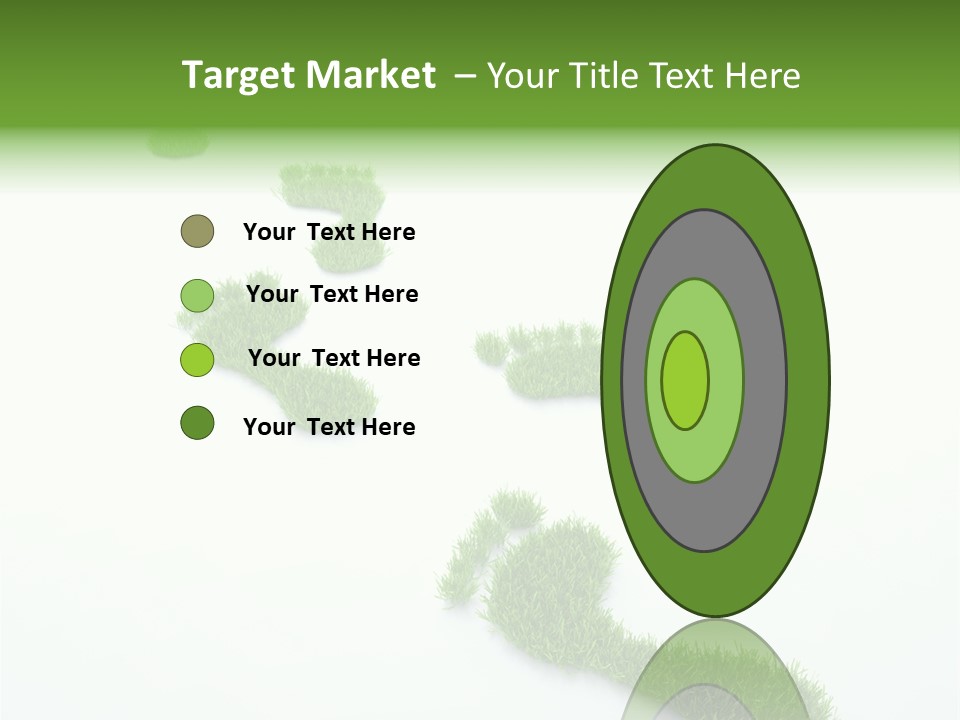 Natural Foot Plant PowerPoint Template