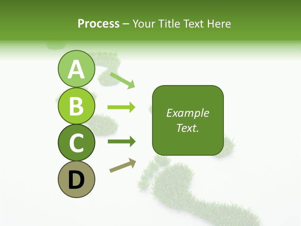Natural Foot Plant PowerPoint Template