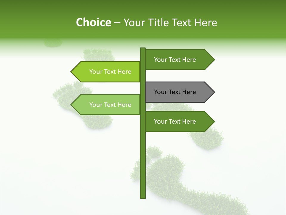 Natural Foot Plant PowerPoint Template