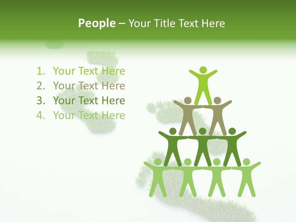 Natural Foot Plant PowerPoint Template