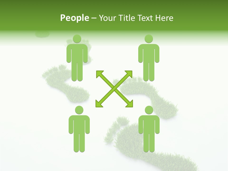 Natural Foot Plant PowerPoint Template