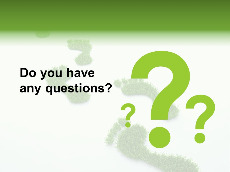 Natural Foot Plant PowerPoint Template