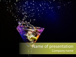 Cold Water Mixed PowerPoint Template