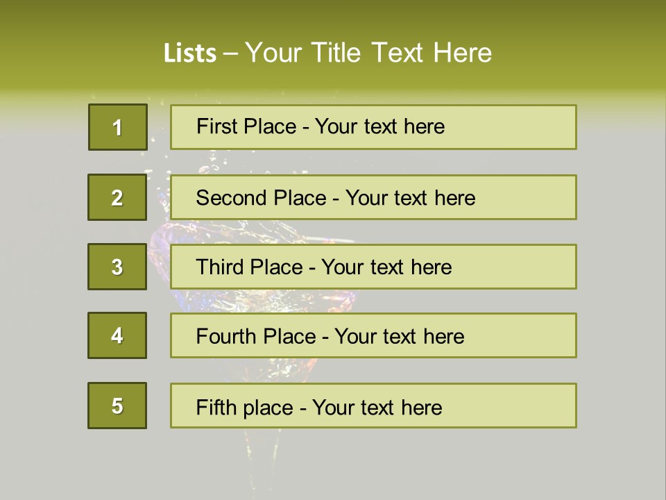 Cold Water Mixed PowerPoint Template