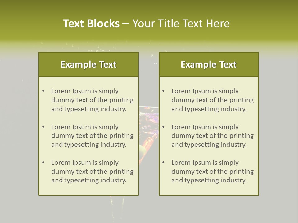 Cold Water Mixed PowerPoint Template
