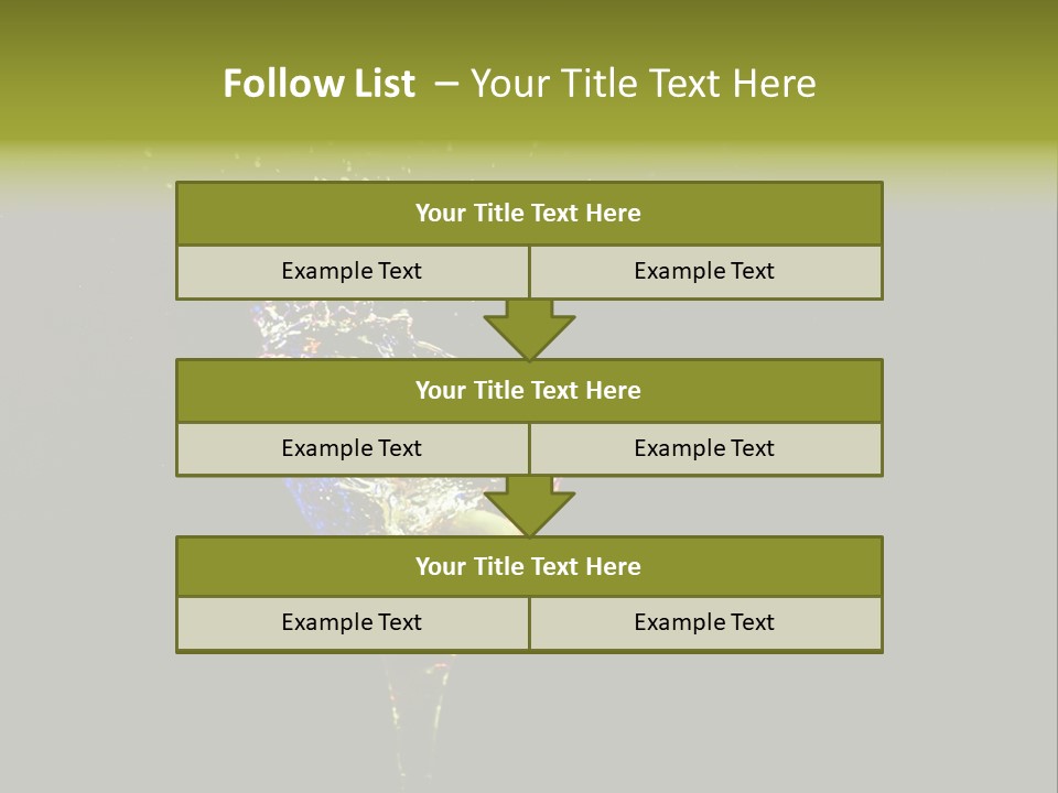 Cold Water Mixed PowerPoint Template