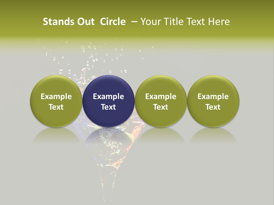 Cold Water Mixed PowerPoint Template