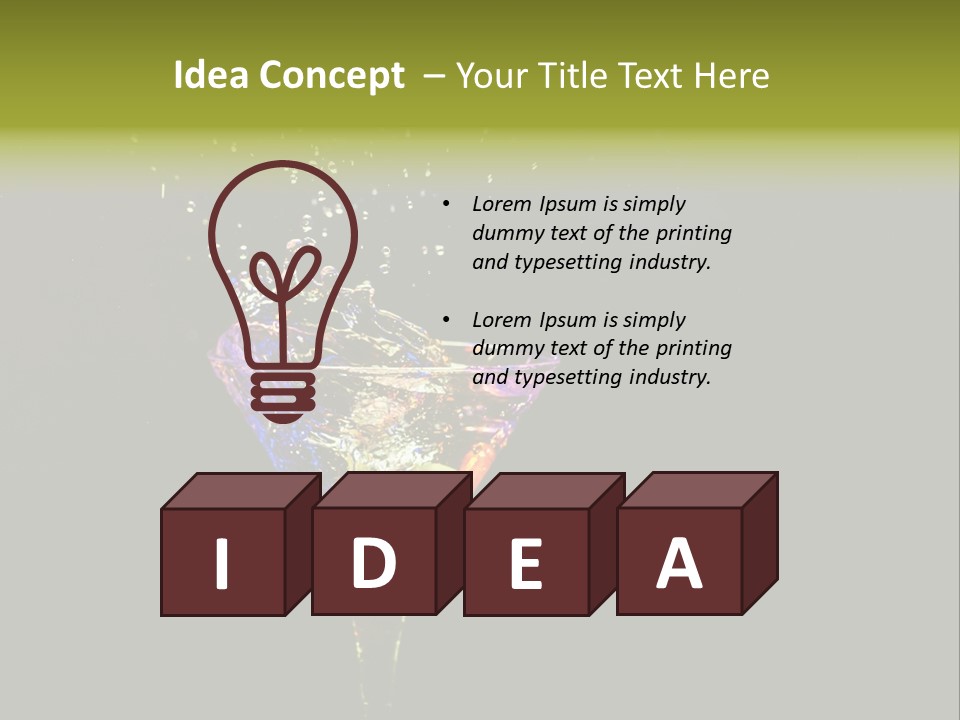 Cold Water Mixed PowerPoint Template