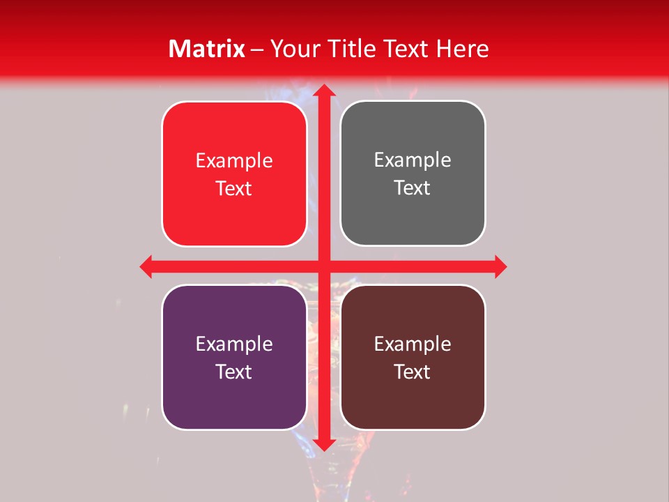 Colorful Garnish Color PowerPoint Template