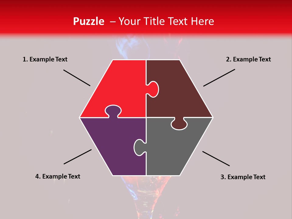 Colorful Garnish Color PowerPoint Template