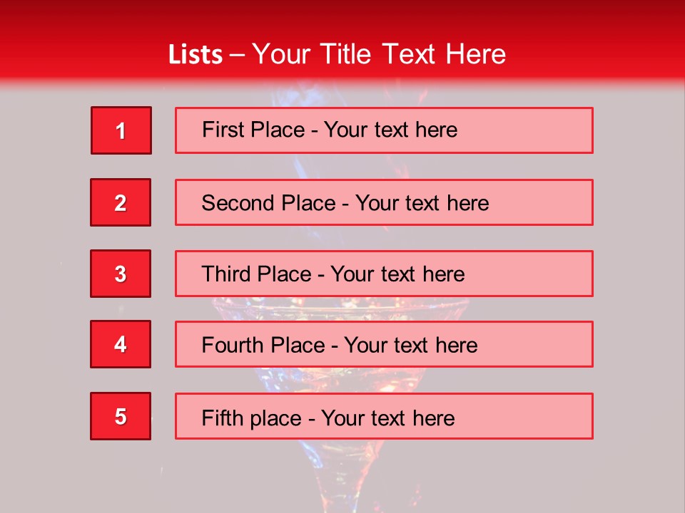 Colorful Garnish Color PowerPoint Template