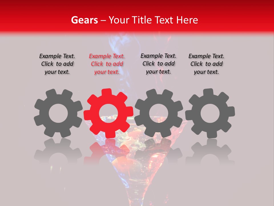 Colorful Garnish Color PowerPoint Template