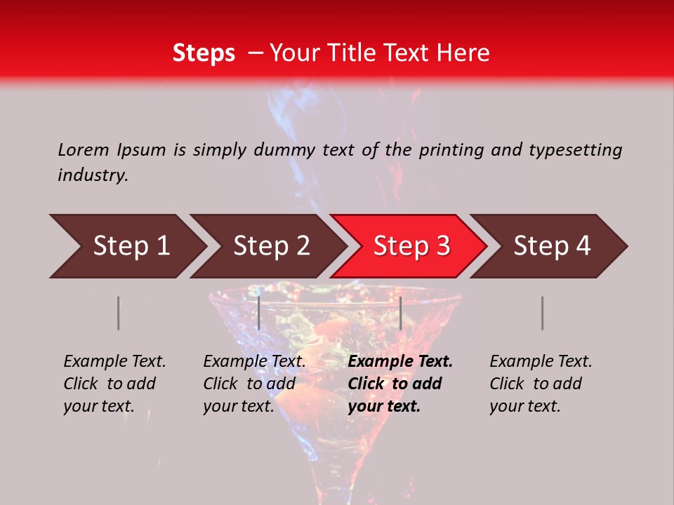 Colorful Garnish Color PowerPoint Template