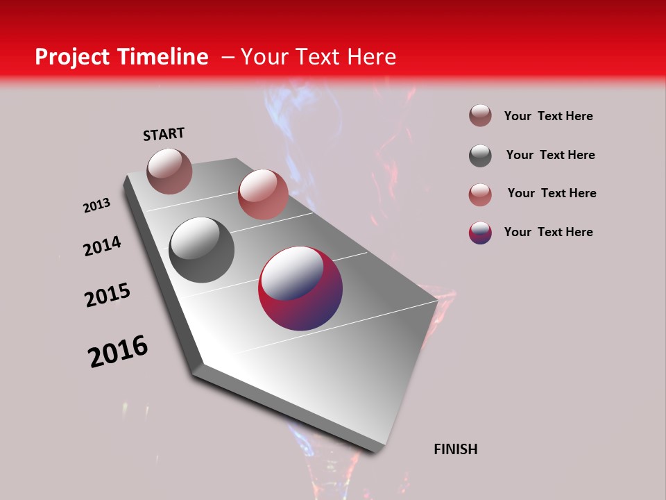 Colorful Garnish Color PowerPoint Template