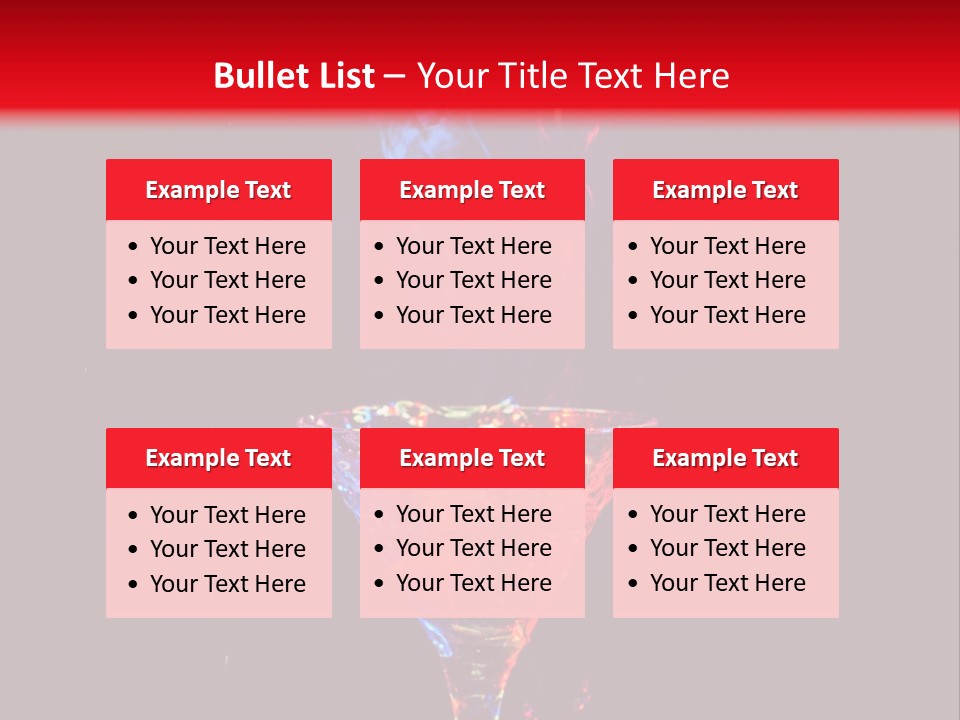 Colorful Garnish Color PowerPoint Template