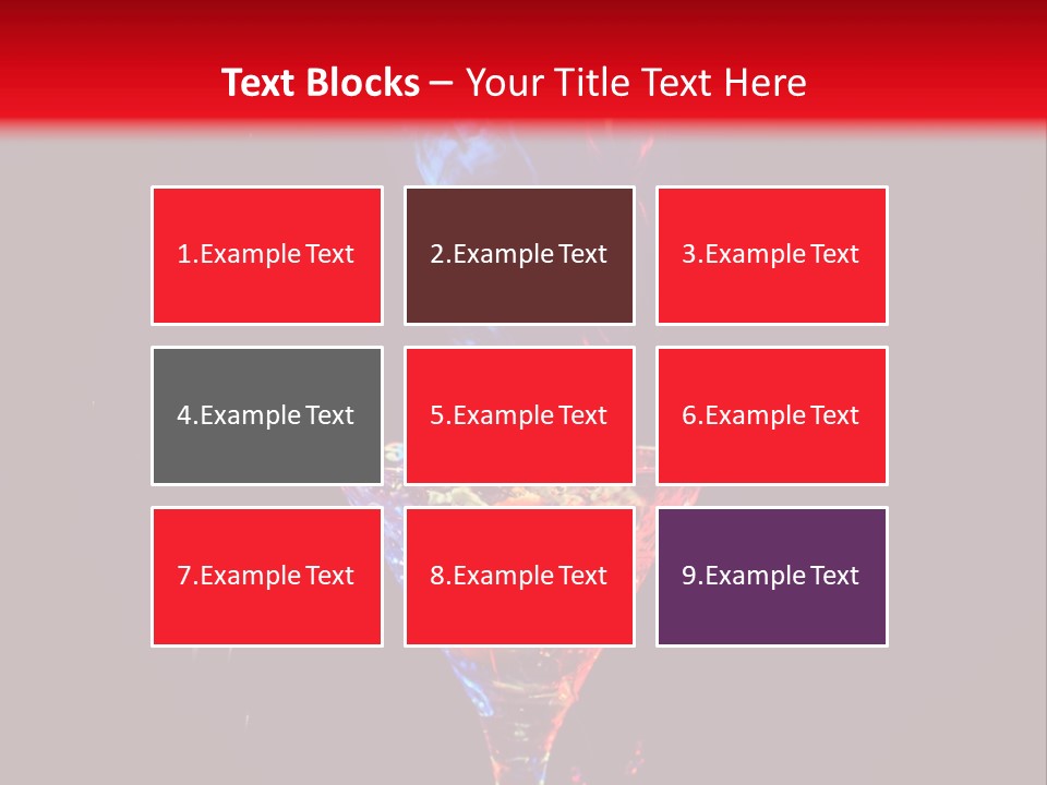 Colorful Garnish Color PowerPoint Template