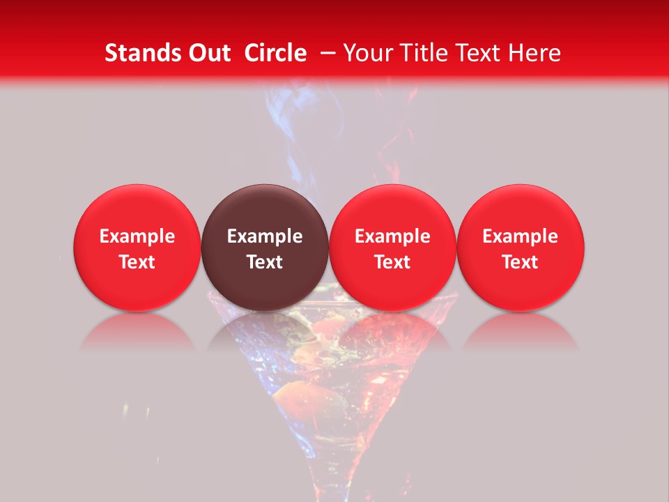 Colorful Garnish Color PowerPoint Template