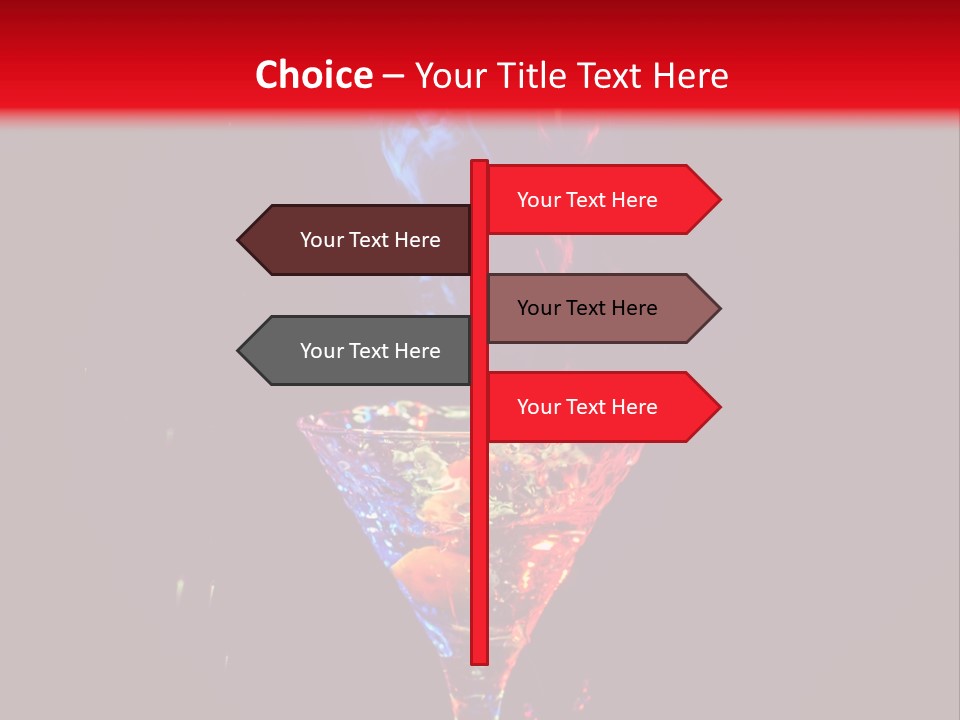 Colorful Garnish Color PowerPoint Template