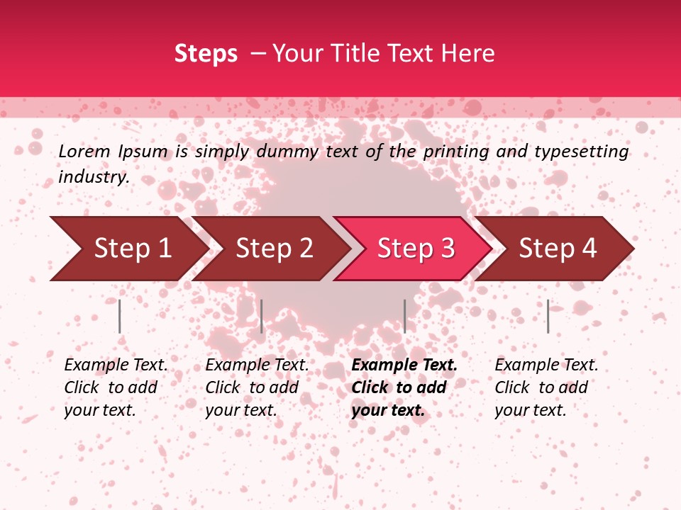 Pain Drop Run PowerPoint Template