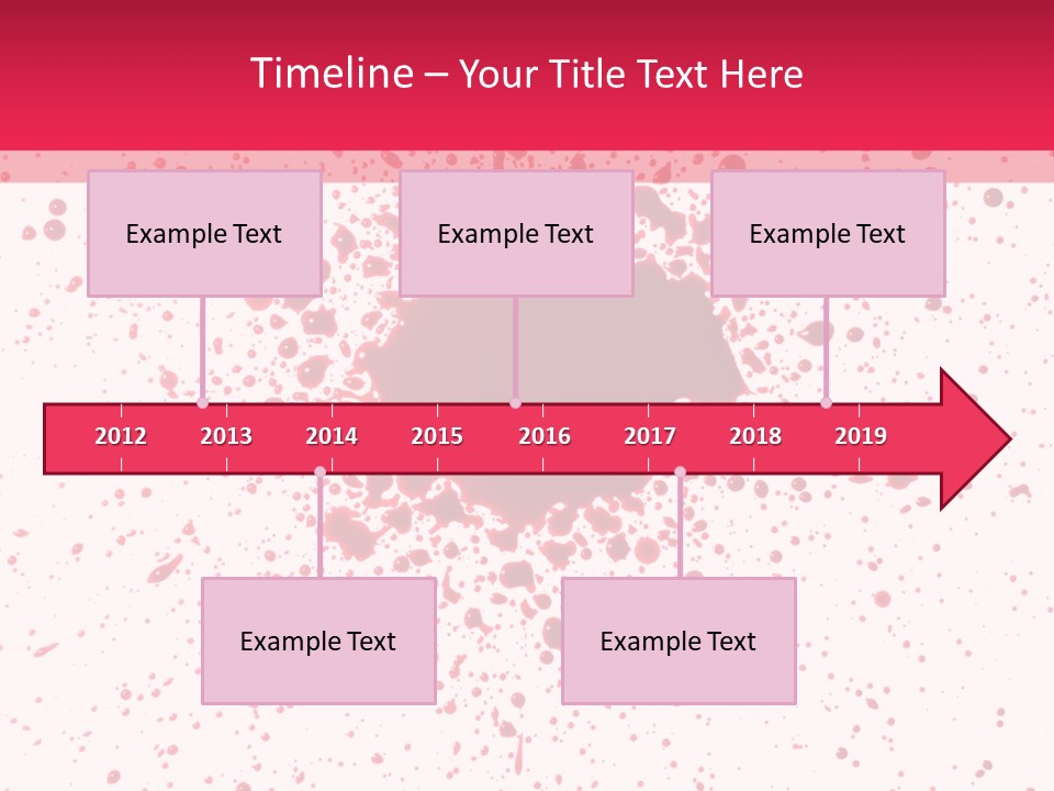 Pain Drop Run PowerPoint Template