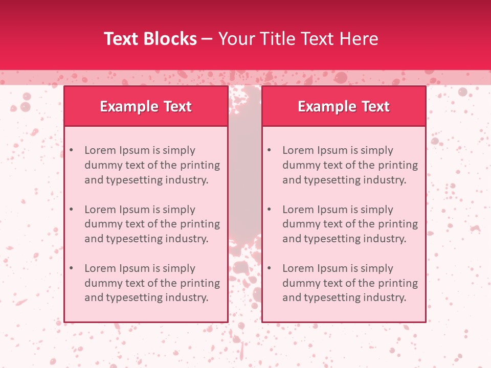 Pain Drop Run PowerPoint Template