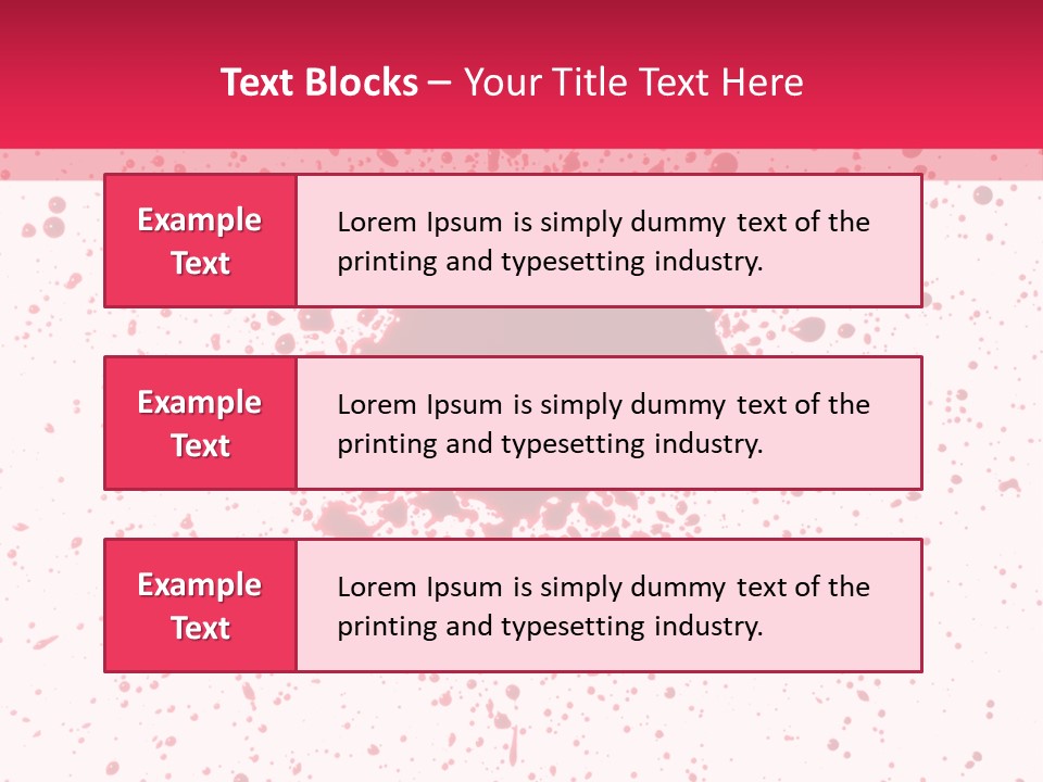 Pain Drop Run PowerPoint Template