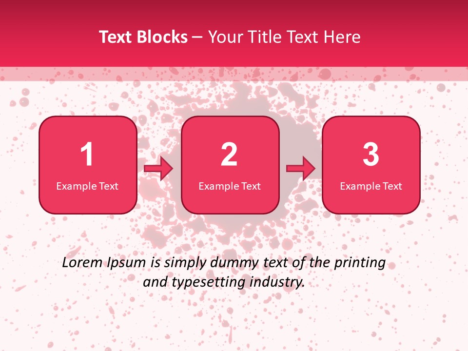 Pain Drop Run PowerPoint Template