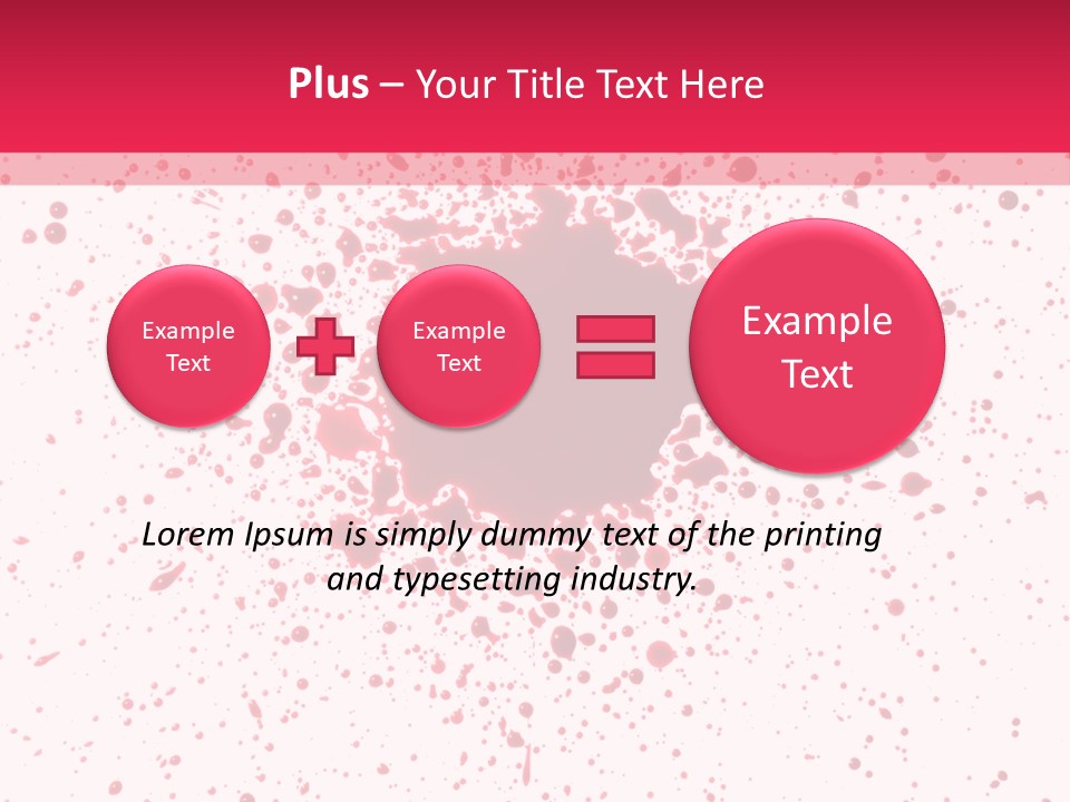 Pain Drop Run PowerPoint Template