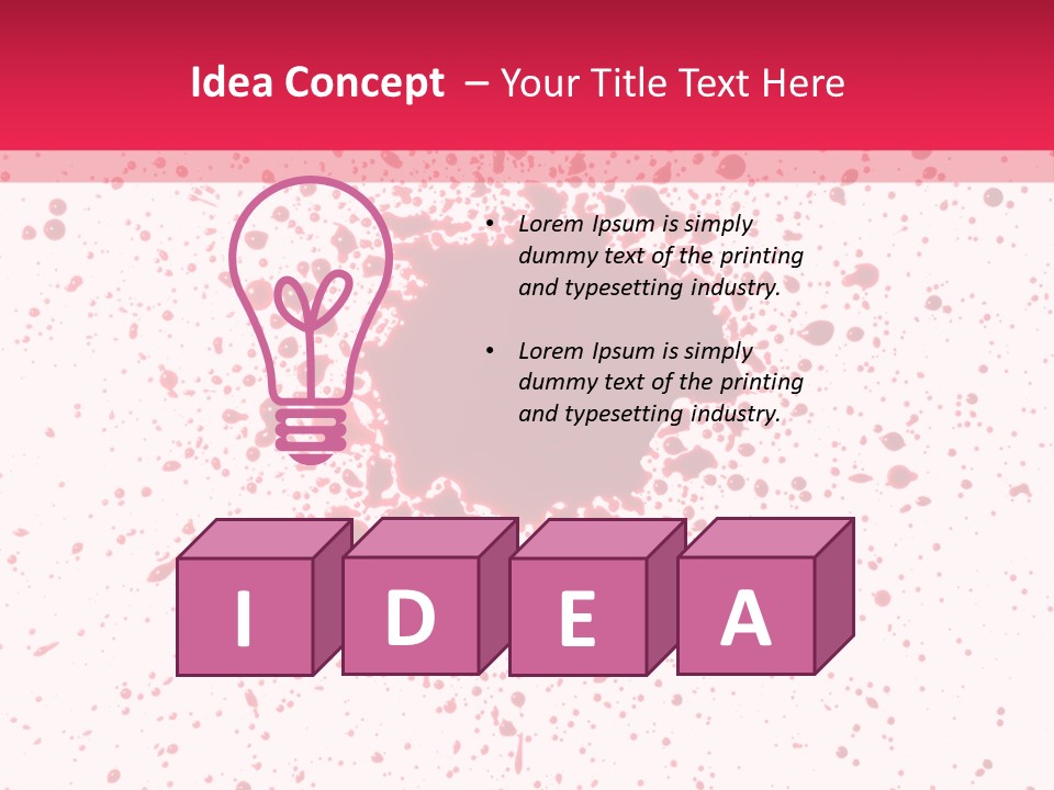 Pain Drop Run PowerPoint Template