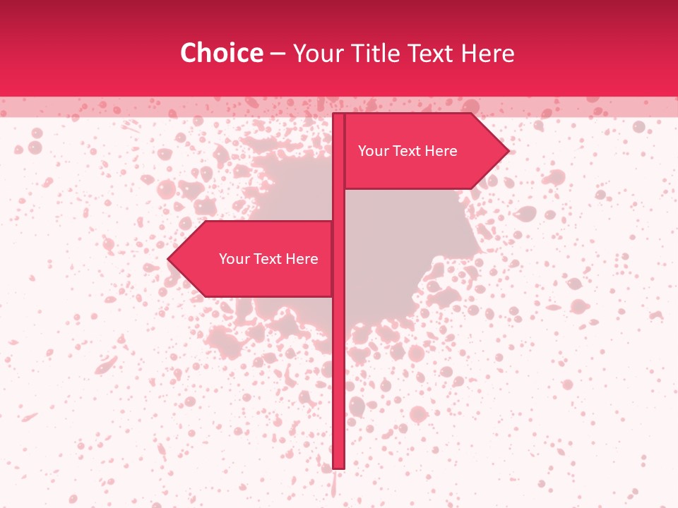 Pain Drop Run PowerPoint Template